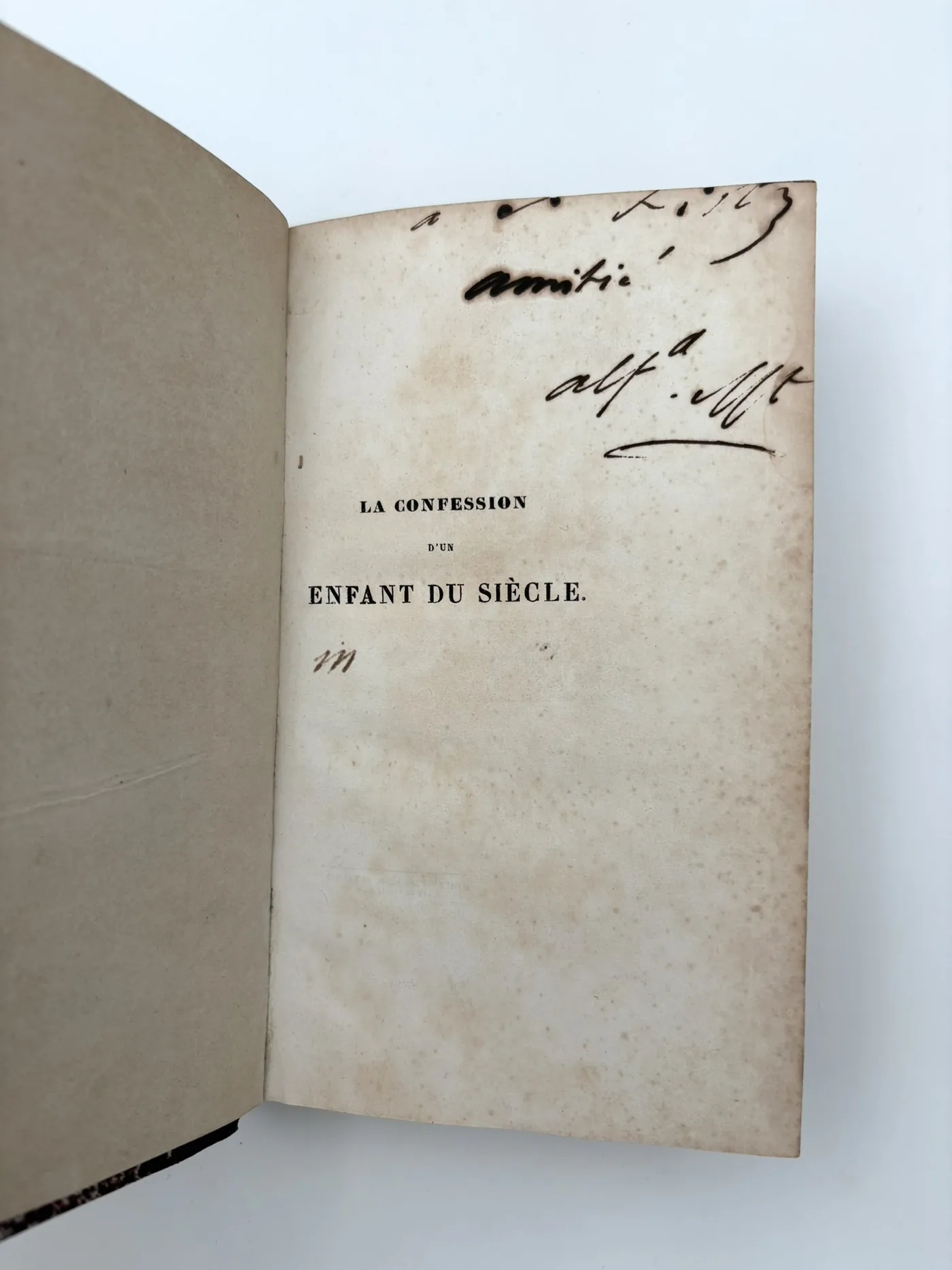 La Confession d’un enfant du siècle