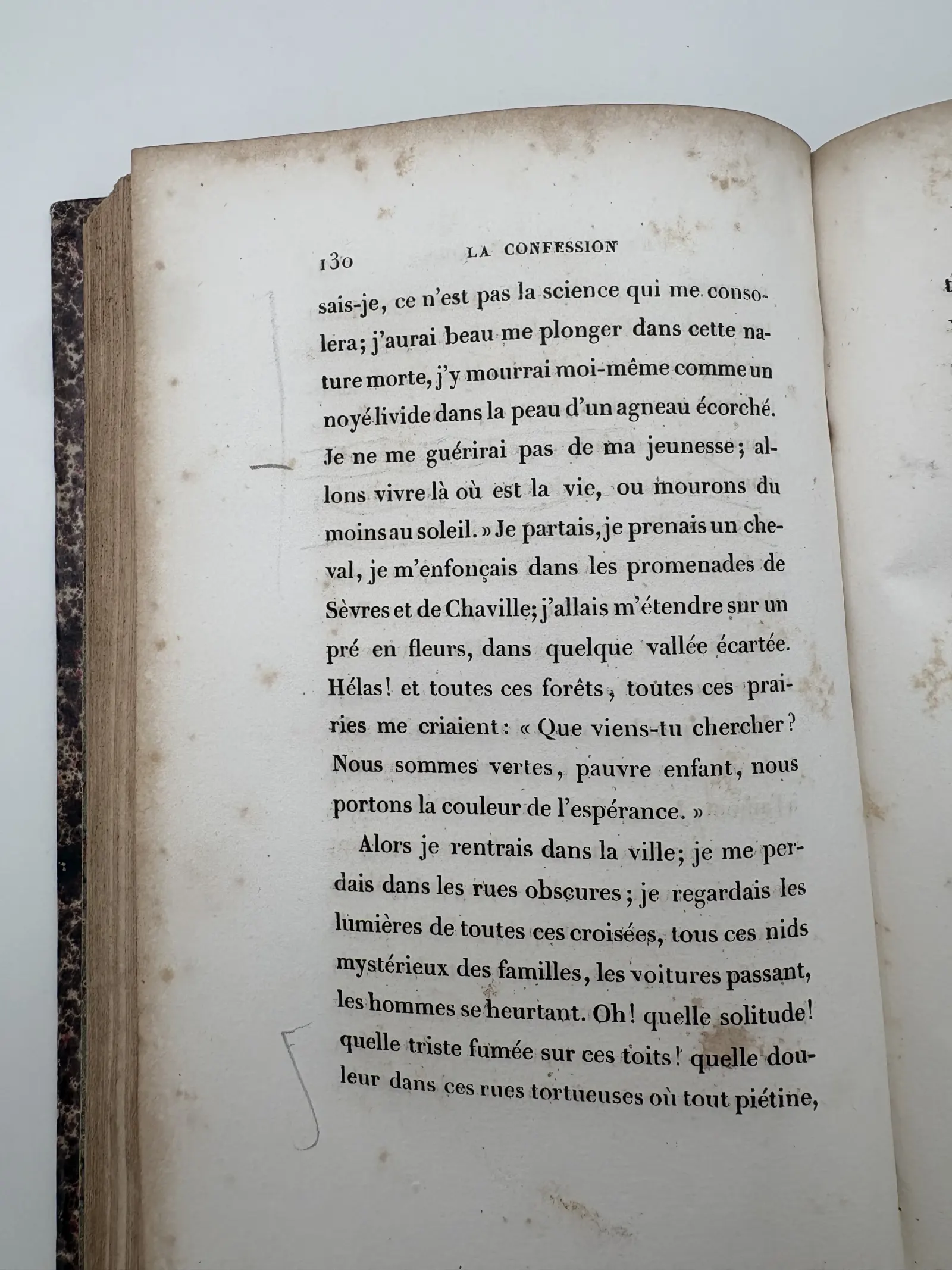 p. 130 — annotation 1 — trait horizontal, marge gauche.