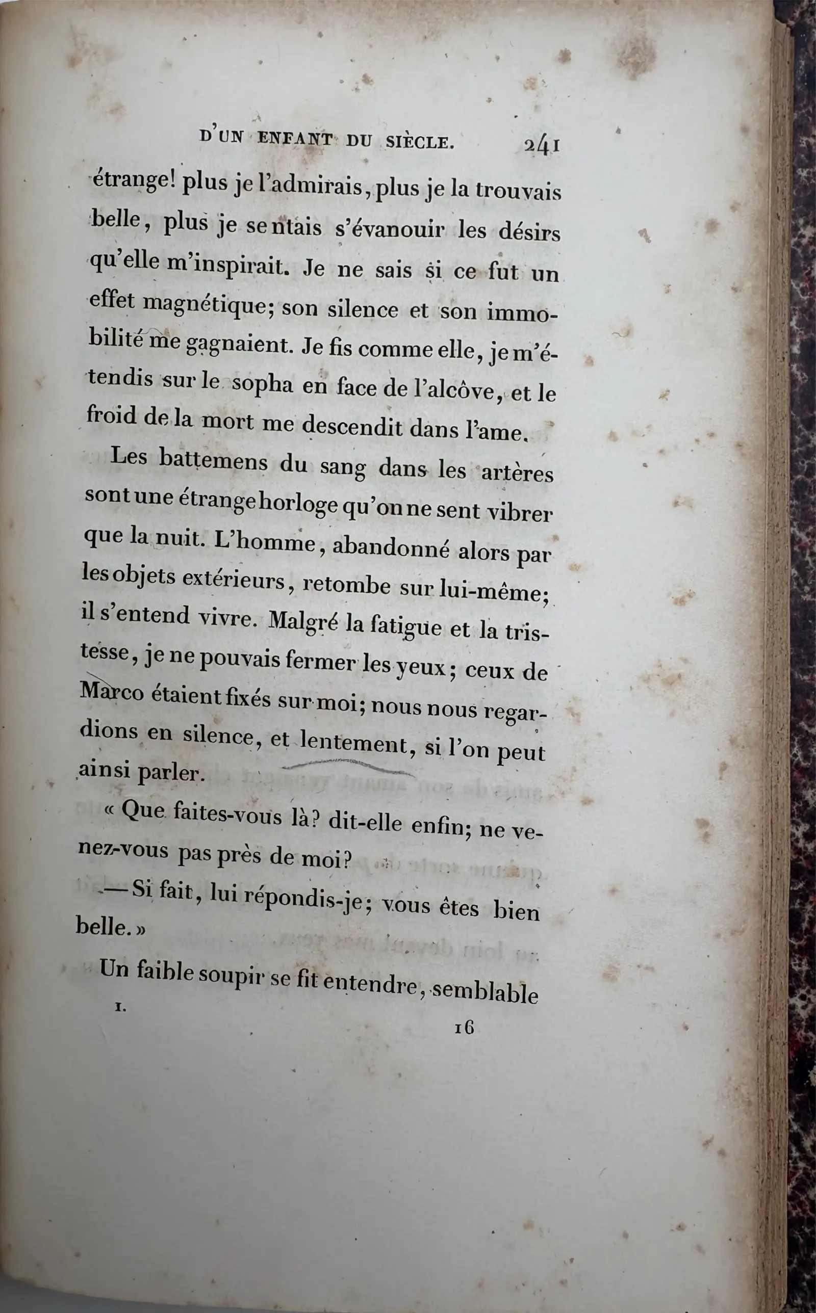 p. 241 — trait courbe au crayon sous une phrase, bas de page.